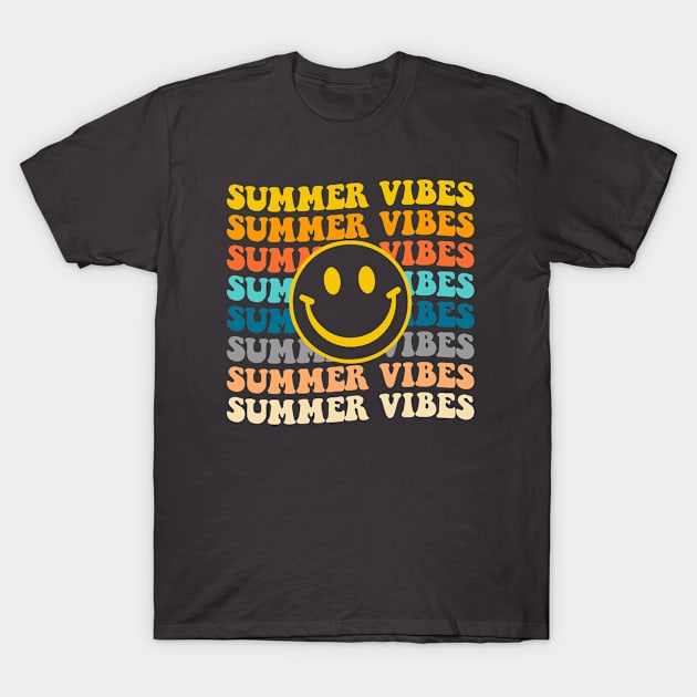 Retro Summer Vibes T-Shirt by RKP'sTees